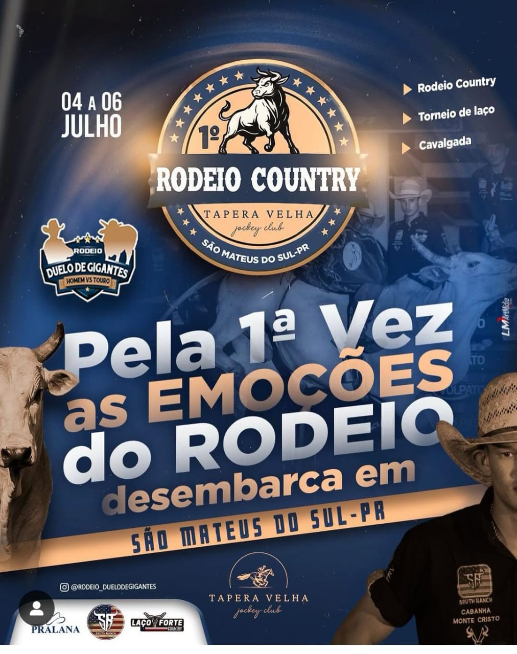 1º Rodeio Country de São Mateus do Sul – A Emoção do Rodeio